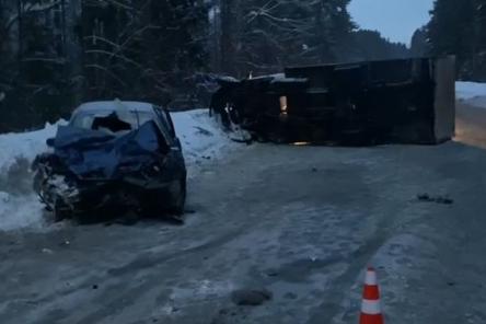 ГАЗель и легковушка столкнулись в Нижегородской области: трое пострадали