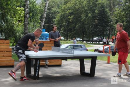 Теннисные столы и велодорожка появились на улице Веденяпина в Нижнем Новгороде