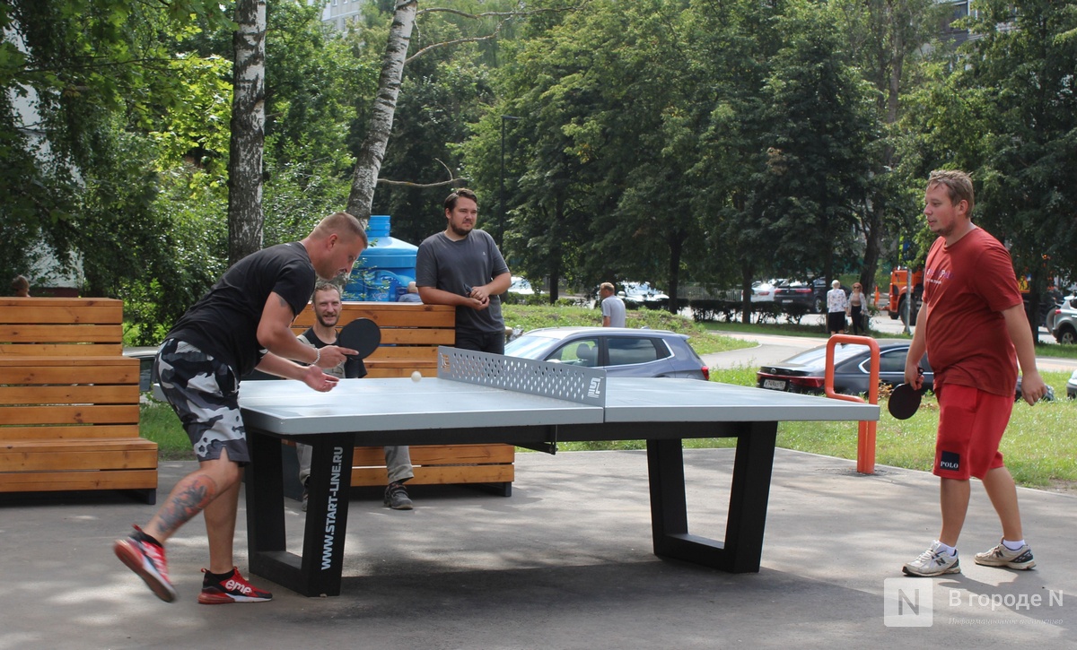 Теннисные столы и велодорожка появились на улице Веденяпина в Нижнем Новгороде - фото 1
