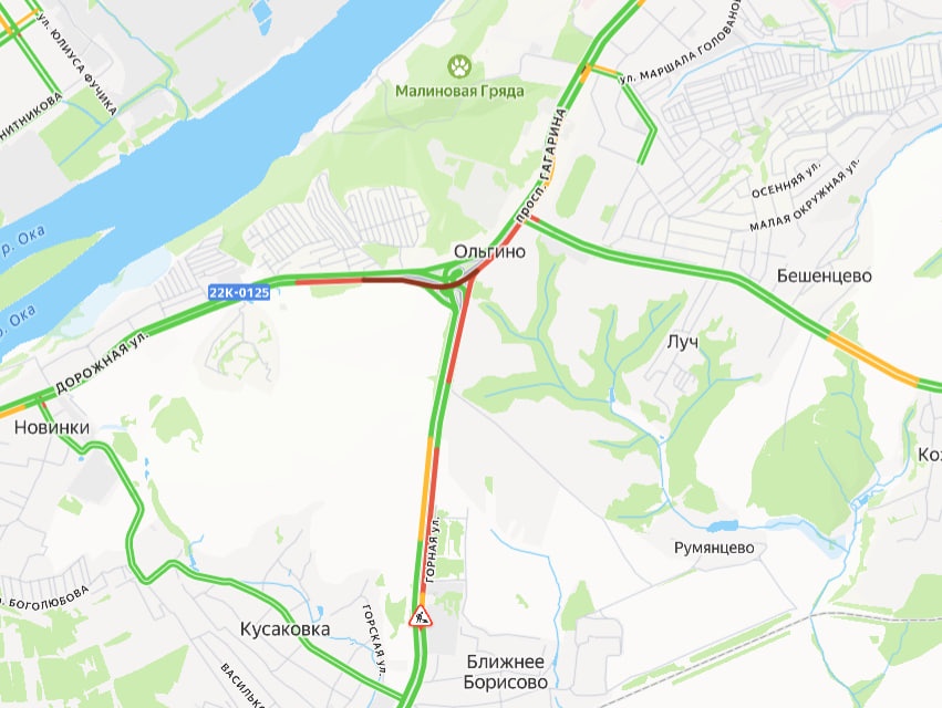 Нижегородцы застряли в гигантской пробке у Ольгина - фото 2