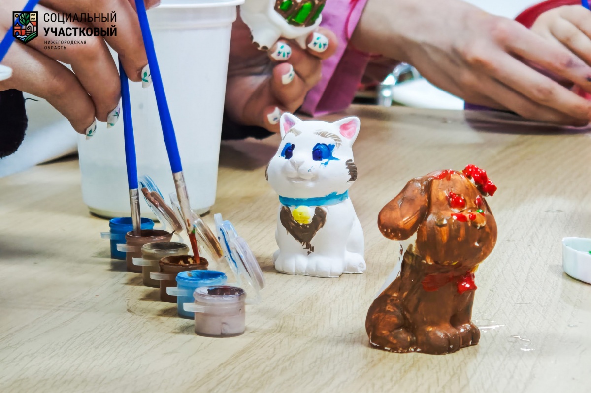Социальные участковые провели мастер-класс для юных нижегородцев из приюта - фото 1