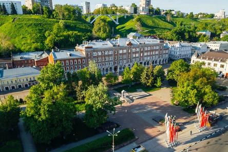 Площадь Маркина, сквер Свердлова и территорию у канатной дороги начали благоустраивать к 800-летию Нижнего Новгорода