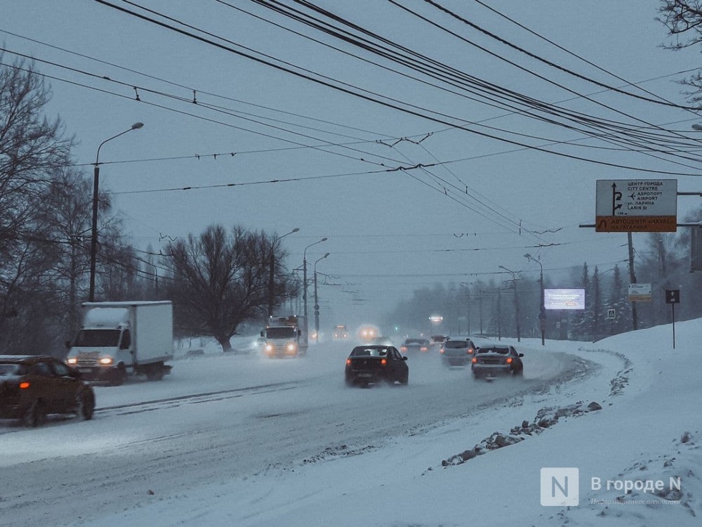 УГИБДД предупреждает нижегородцев о снеге с дождем