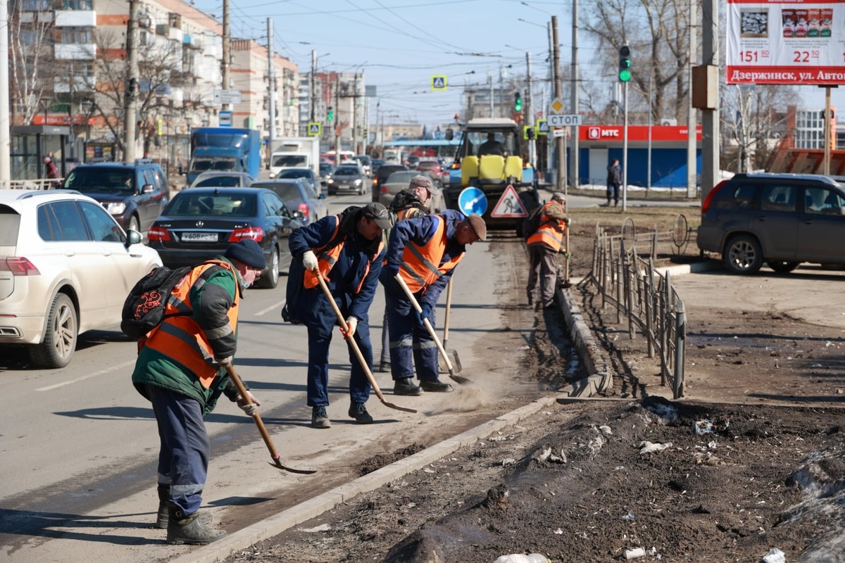 Около 200 тонн мусора собрано с дорог Дзержинска