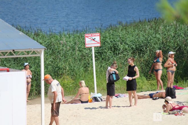 Выживание в жару: фоторепортаж с пляжей Нижнего Новгорода - фото 65