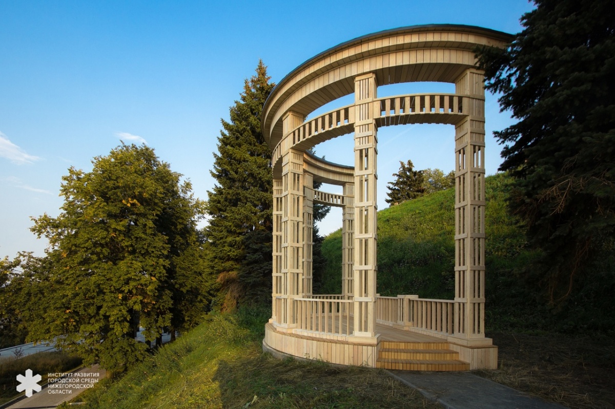 Ротонда появилась в Александровском саду в Нижнем Новгороде - фото 1