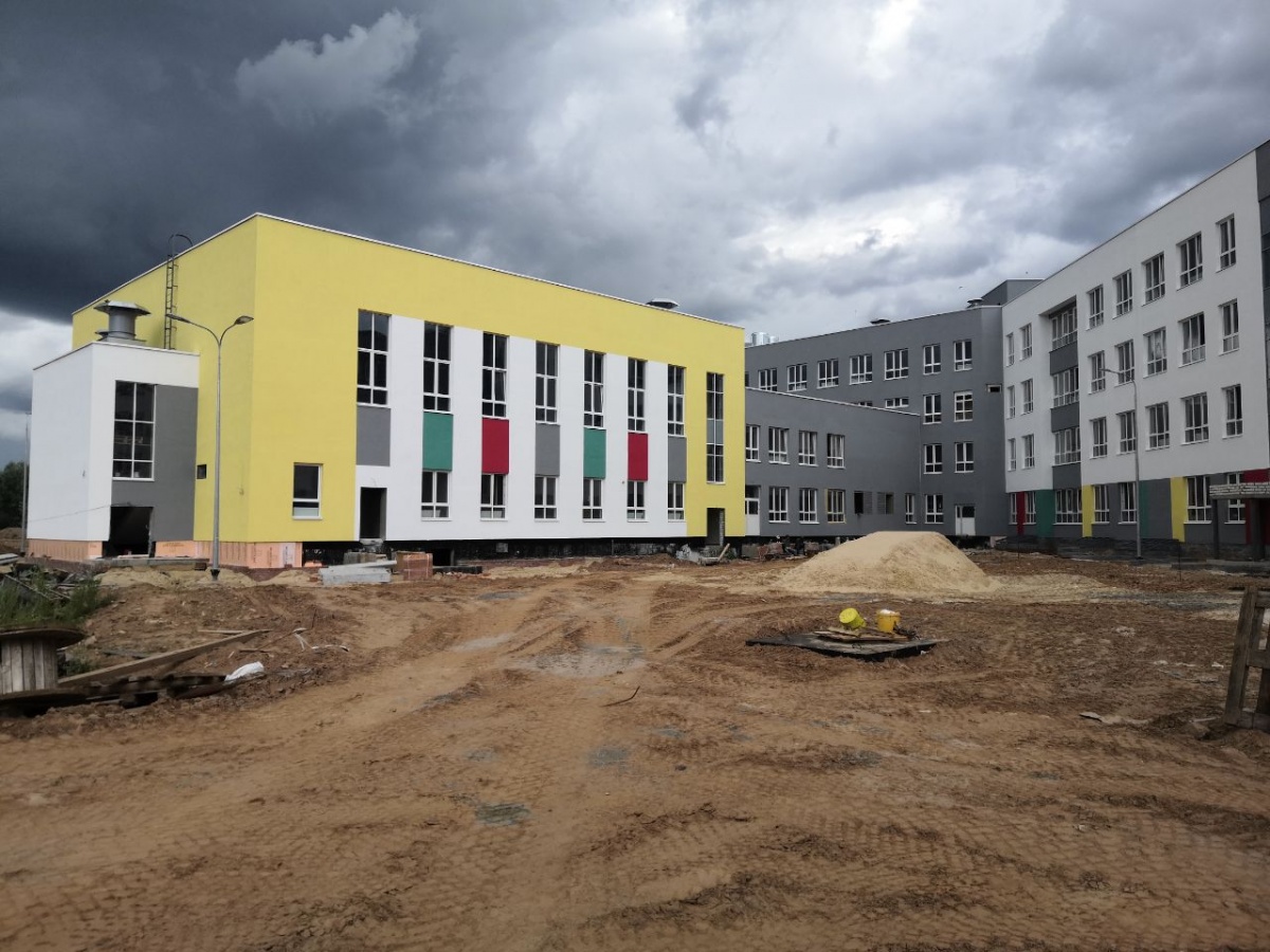 Строительство школы в Большой Ельне завершено на 80% - фото 1