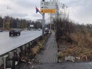 Синий забор демонтировали в Приокском районе