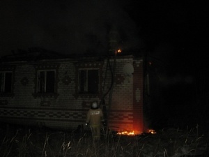 Нижегородец погиб при пожаре в частном доме
