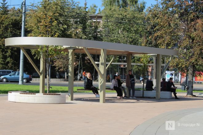 Благоустройство площади у Автозаводского универмага завершено в Нижнем Новгороде - фото 68