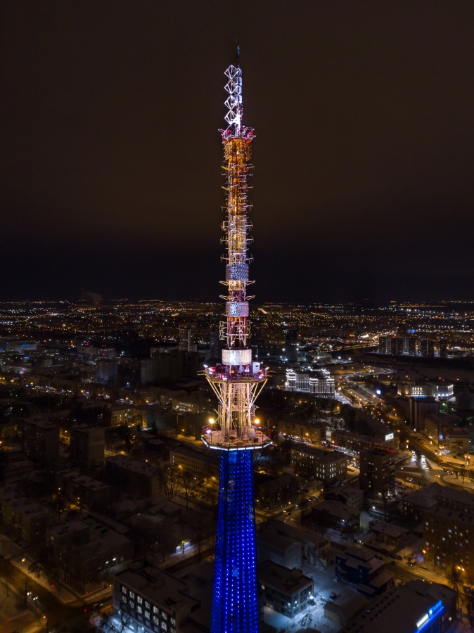 Праздничная подсветка украсит нижегородскую телебашню в День студента - фото 1