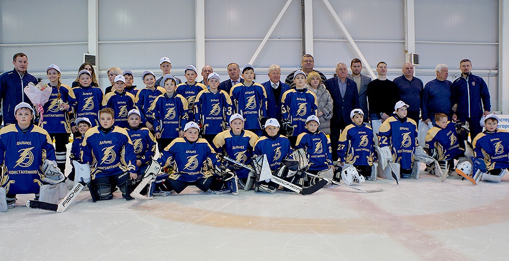 Школа хоккейных вратарей открылась в Дальнем Константинове - фото 1