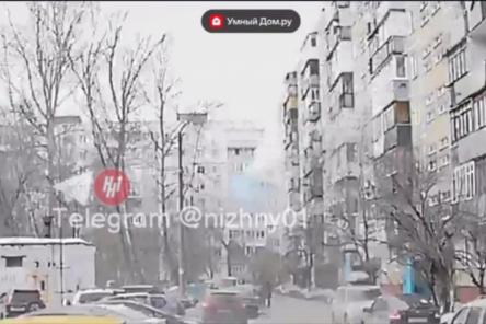 Момент взрыва в доме на улице Фучика в Нижнем Новгороде попал на видео