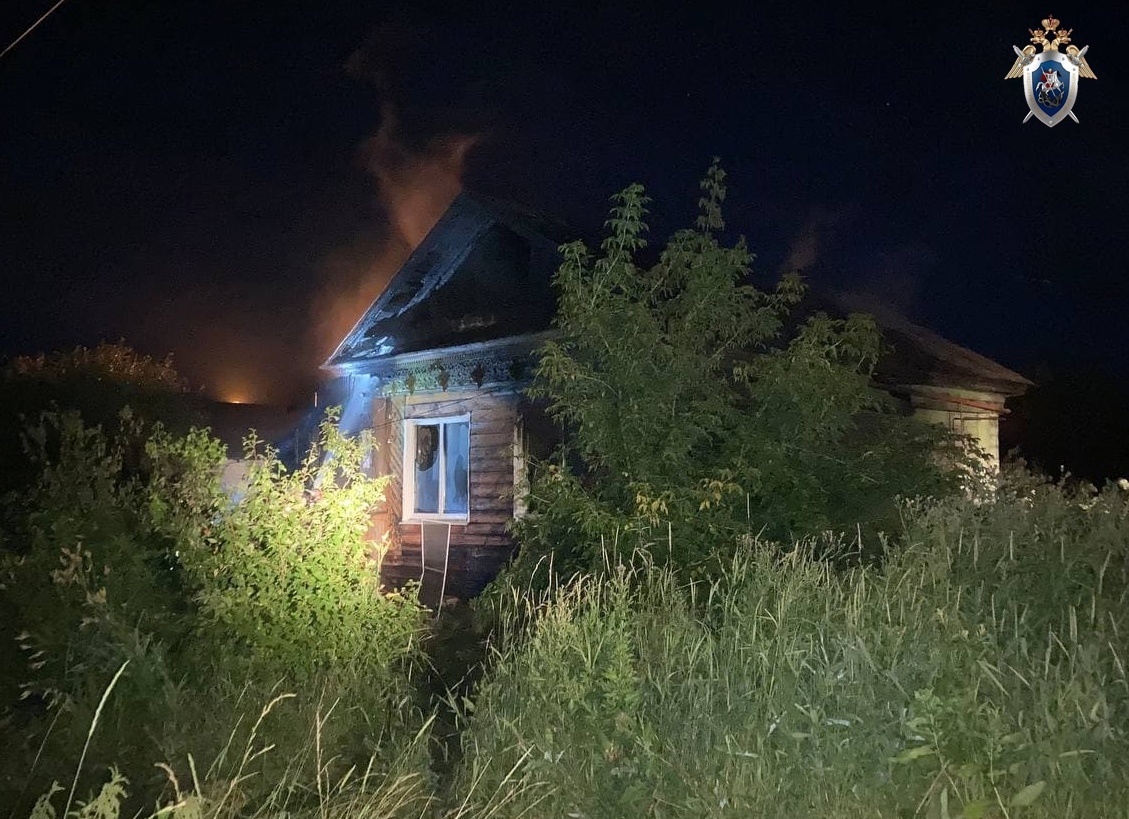 СК выясняет обстоятельства гибели двух мужчин на пожаре в Лукоянове - фото 1