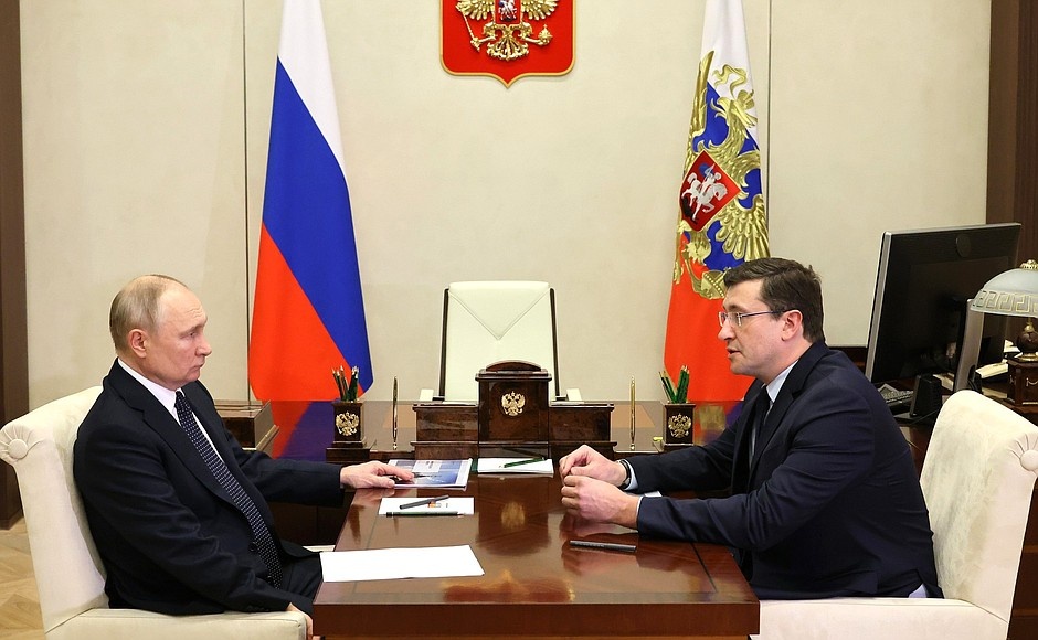 Нижегородский губернатор доложил Путину о ситуации в экономике региона - фото 1